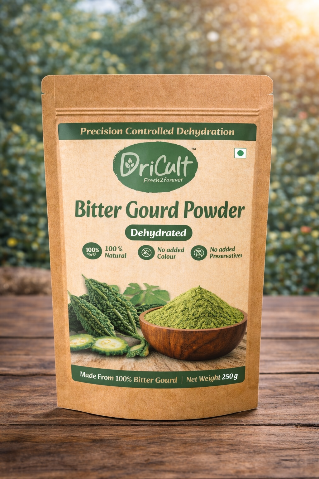 Goud Powder Dehydrated Bitter Gourd Powder – DriCult